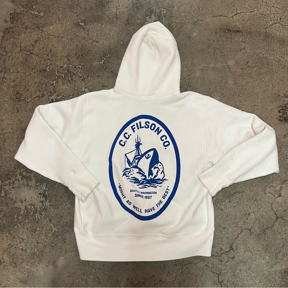 Rare Filson x Camber Heavyweight Crossknit Hoodie (L) (Made in USA 🇺🇸)